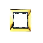                  Рамка на 4 поста, S82, золото - графит
               