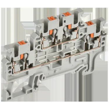 Колодка клеммная CP-ML 2 ур. 2,5мм2 серая IEK