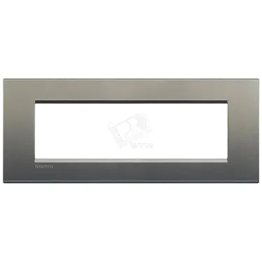 LivingLight Рамка прямоугольная 7 постов Серый шелк