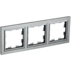                  BRITE Рамка 3 поста РУ-3-БрС сталь
               