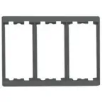                  Connect Рамка для настенных блоков Сима Классик на 3 S-модуля, графит
               