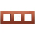 LivingLight Рамка прямоугольная 3 поста Красный шелк