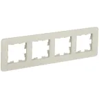 BRITE Рамка 4 поста РУ-4-2-Бр стекло песчаный RE IEK
