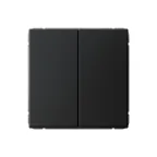                  ARTGALLERY 2-клавишный выключатель, сх.5, 10АХ, механизм, карбон
               