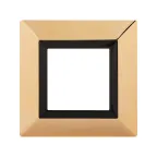                  Рамка из металла, ''Avanti'', золотая, 2 модуля
               