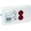 Connect Рамка на 4 S-модуля к монт.коробкам SM450, SM460, Сима Класик, белый
