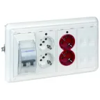                  Connect Рамка на 4 S-модуля к монт.коробкам SM450, SM460, Сима Класик, белый
               