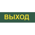 Светильник аварийный светодиодный LEDх30 6ч постоянный с наклейкой ВЫХОД IP20