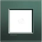 LivingLight Рамка прямоугольная 1 пост Зеленый шелк