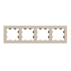                  ATLASDESIGN рамка четырехехпостовая, универсальная, ПЕСОЧНЫЙ
               