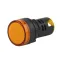 Лампа AD22DS(LED)матрица d22мм желтый 24В AC/DC