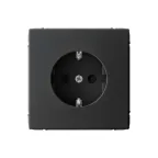                  ARTGALLERY розетка с заземлением со шторками, 16А, механизм, карбон
               