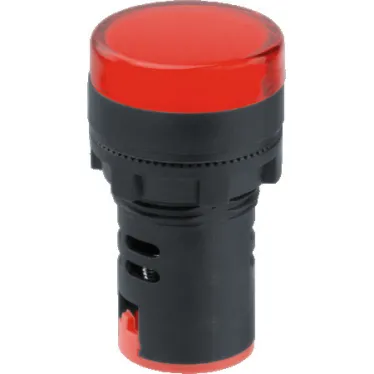Лампа индикаторная NBI-I-AD22-230-R красная d22мм 230В AC/DC