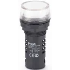 Лампа коммутационная ADDS диам.22мм LED белая 220В AC/DC ЛK-22