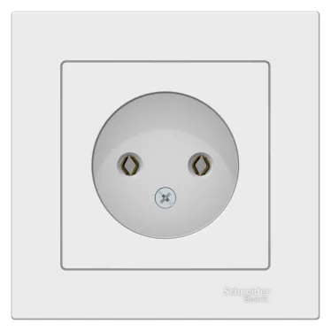 ATLASDESIGN РОЗЕТКА без заземления, 16А, в сборе, ЛОТОС