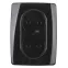 Розетка 2X2P, 16A-250В, Эра12, чёрный, 12-2107-06