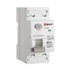                  Выключатель дифференциального тока ВД-100N 2P 80А 300мА тип AC эл-мех 6кА PROXIMA
               
