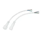 Соединительный кабель (5pin) герметичный (IP67) 5х0.5кв мм белый, REXANT