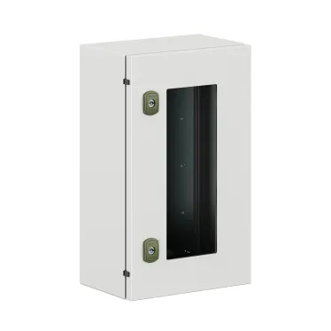 Корпус навесной уличный ST Outdoor с М/П с прозрачной дверью ВxШxГ 500x300x200 мм, IP66