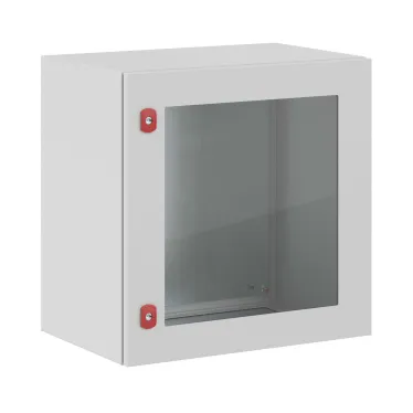 Щит с монтажной панелью ЩМП 600x600x400мм серия ST c прозрачной дверью