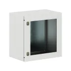 Корпус навесной уличный ST Outdoor с М/П с прозрачной дверью ВxШxГ 600x600x400 мм, IP66