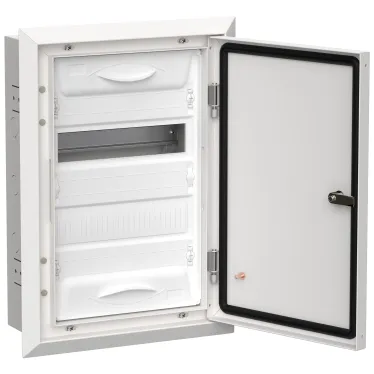 TITAN 5 Корпус металлический ЩРв-24 (1х24) 505х365х130мм IP31 белый (одна дверь)
