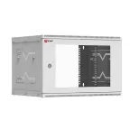                  Шкаф телекоммуникационный настенный разборный 6U (600х450) дверь стекло, Astra A Basic
               