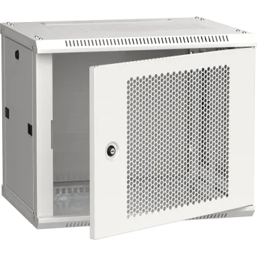 Шкаф LINEA W 6U 600x450 мм дверь перфорированная RAL7035