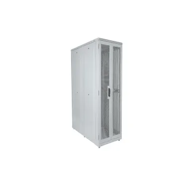 Шкаф телекоммуникационный напольный серверный 47U 800x1000 ШТ-НП-С-47U-800-1000-ПП передняя дверь перфорированная