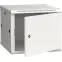 Шкаф настенный 19' LINEA W 9U 600x600мм металлическая дверь RAL7035