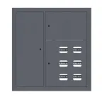                  Щит этажный 6 кв. слаботочка слева RAL7024 (1000х950х150) EKF PROxima
               