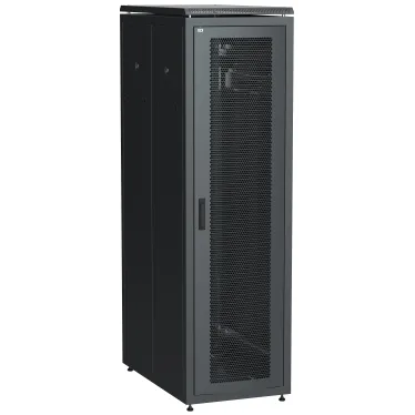 Шкаф сетевой 19дюйм LINEA N 38U 600х1000 мм перфные двери черный