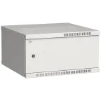                  Шкаф LINEA WE 6U 600x600мм дверь металл серый
               