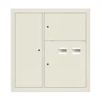 Щит этажный 2 кв. слаботочка слева RAL9002 (1000х950х150) EKF PROxima