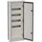 TITAN 5 Корпус металлический ЩРв-60 (1х60) 880х365х130мм IP31 серый (одна дверь)