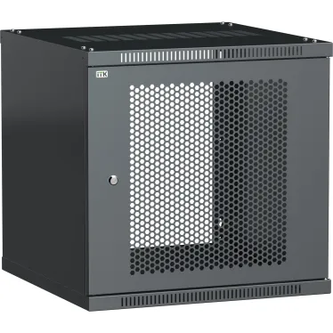Шкаф LINEA WE 18U 600x650мм дверь перфорированная черный
