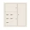 Щит этажный 5 кв. RAL9001 (1000х950х150) EKF Basic