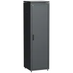 Шкаф сетевой 19дюйм LINEA N 33U 600х600 мм металлическая передняя дверь черный
