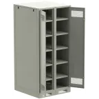 Шкаф LINEA B (пустой) 1700х900х950мм двустворчатая металлическая дверь серый