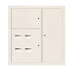 Щит этажный 4 кв. RAL9001 (1000х950х150) EKF Basic