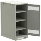 Шкаф LINEA B (пустой) 1450х600х950мм металлическая дверь серый