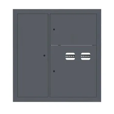 Щит этажный 2 кв. слаботочка слева RAL7016 (1000х950х150) EKF PROxima
