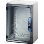                  Бокс прозрачные двери с боковыми панелями IP66 366х276х186
               