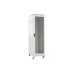 Шкаф телекоммуникационный напольный 24U 600x600 ШТ-НП-24U-600-600-П, передняя дверь перф