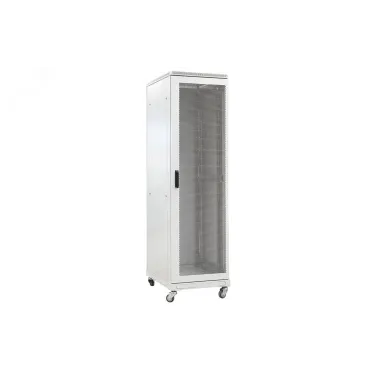 Шкаф телекоммуникационный напольный 47U 600x600 ШТ-НП-47U-600-600-П, передняя дверь перфорированная