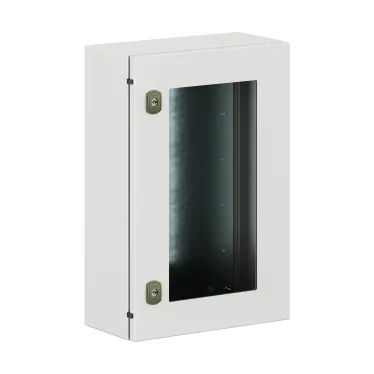 Корпус навесной уличный ST Outdoor с М/П с прозрачной дверью ВxШxГ 600x400x200 мм, IP66