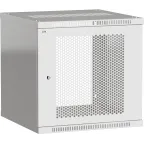 Шкаф LINEA WE 9U 600x600мм дверь перфор серый