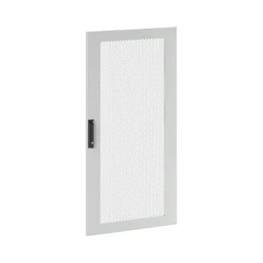Дверь перфорированная одностворчатая для IT-CQE 1600x800 RAL7035