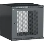 Шкаф LINEA WE 12U 600х600мм дверь перфорированная черный