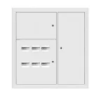 Щит этажный 6 кв. RAL9003 3 окна в ряд по гориз. (1000х950х150) EKF Basic